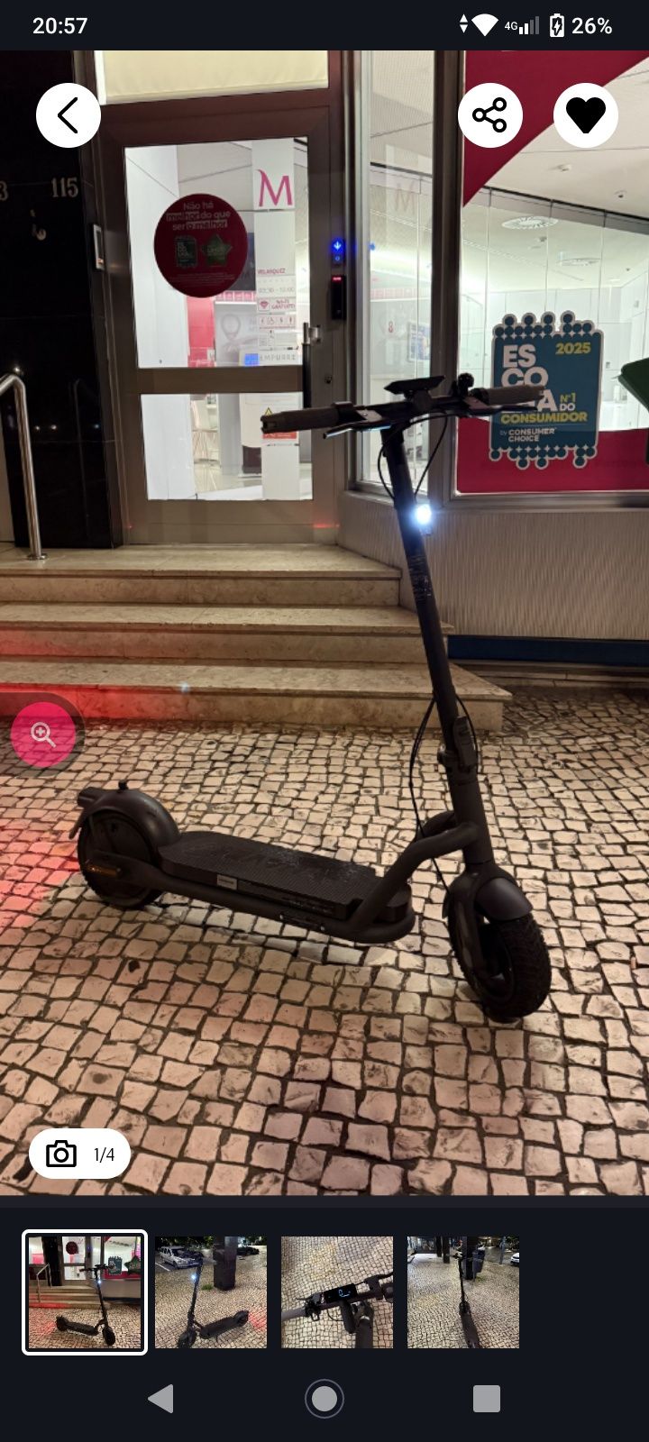 Trotinete elétrica nova