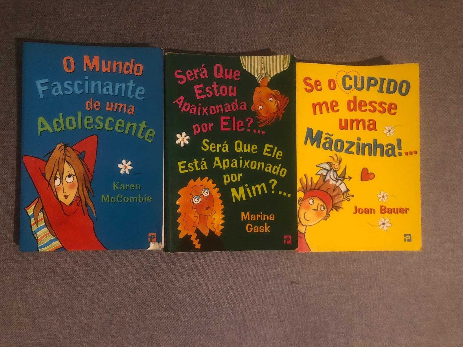 Três livros da Coleção Clube das Amigas