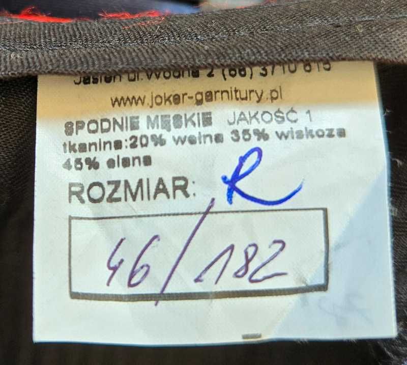 Garnitur młodzieżowy męski 176