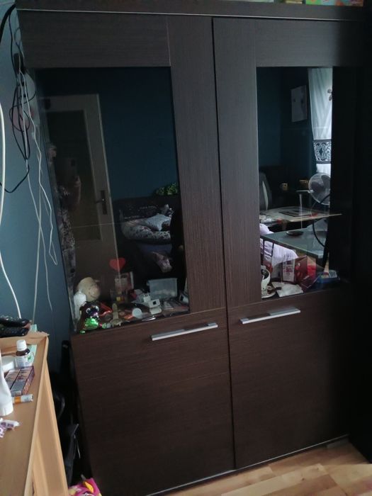 Witryna,szafa,komoda Wenge, LED,szyby!