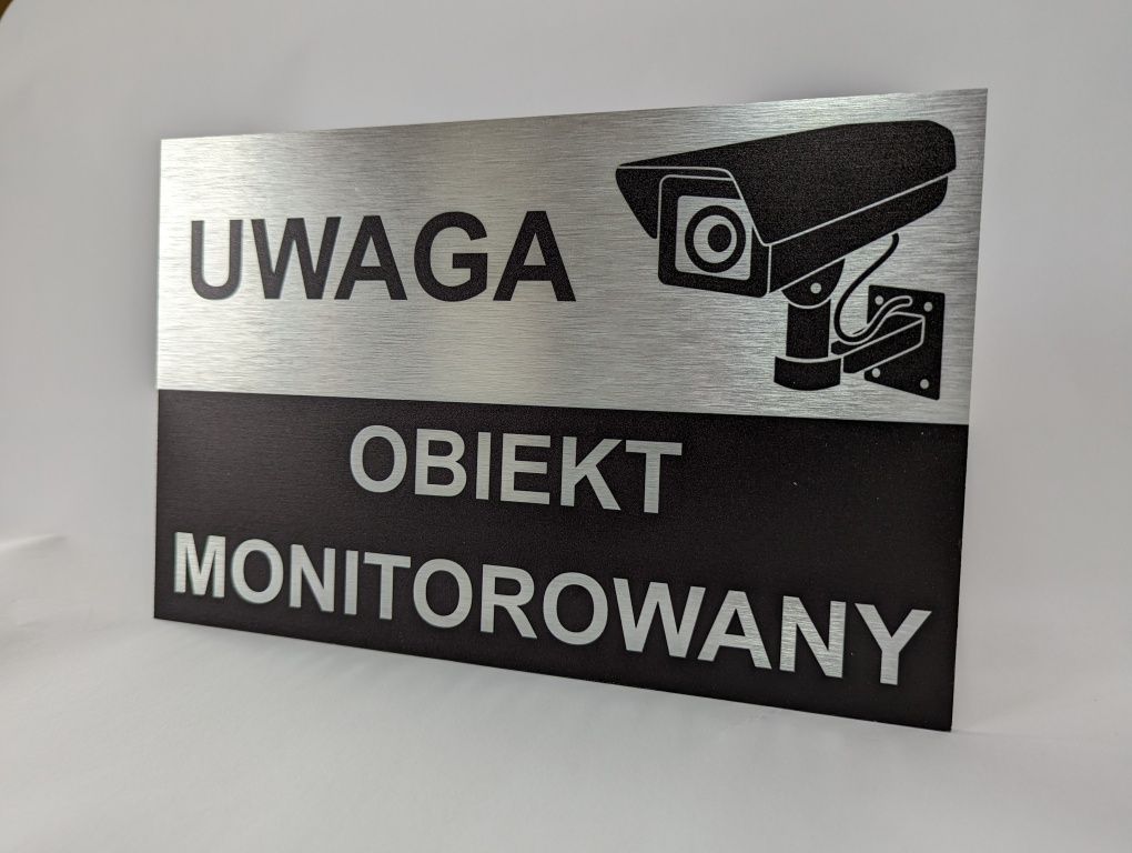 Tabliczka obiekt monitorowany