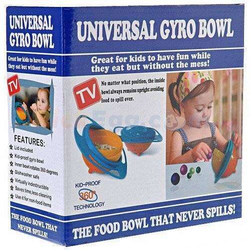 Детская тарелка непроливайка Gyro Bowl