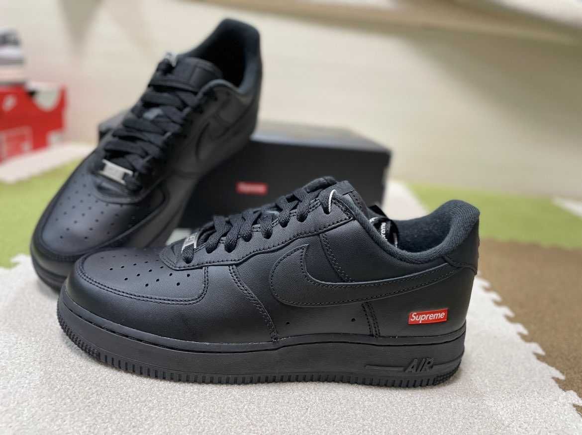 *NoweNikeAirForce1Supreme*Black.42