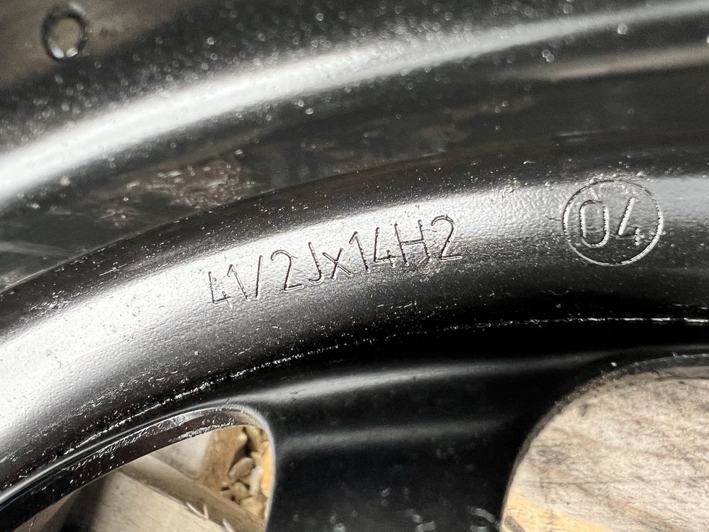 4xfelga stalowa 14'' C1 II/Aygo II/ 108 (4x100 ET35)