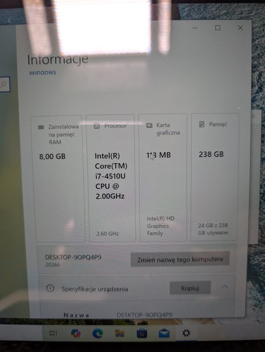 Laptop Lenovo Yoga 2 Pro (problem z ekranem)