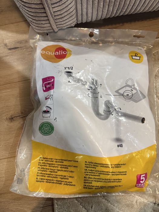 Syfon zlewozmywakowy