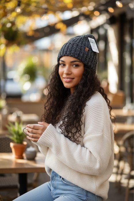 Czapka ocieplana futerkiem