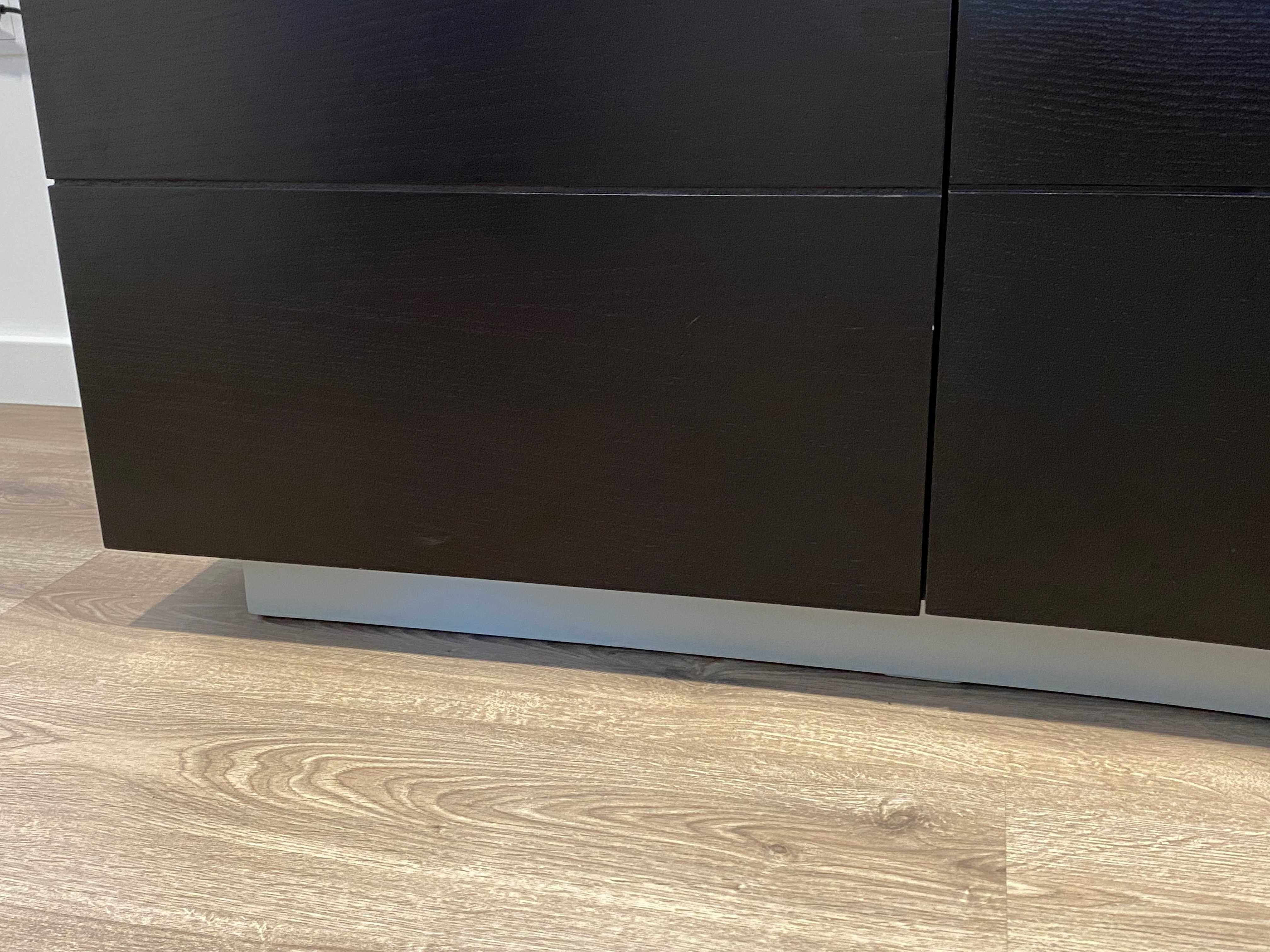 Vendo Conjunto de Sala - Aparador e Louceiro Wengué e Cinza