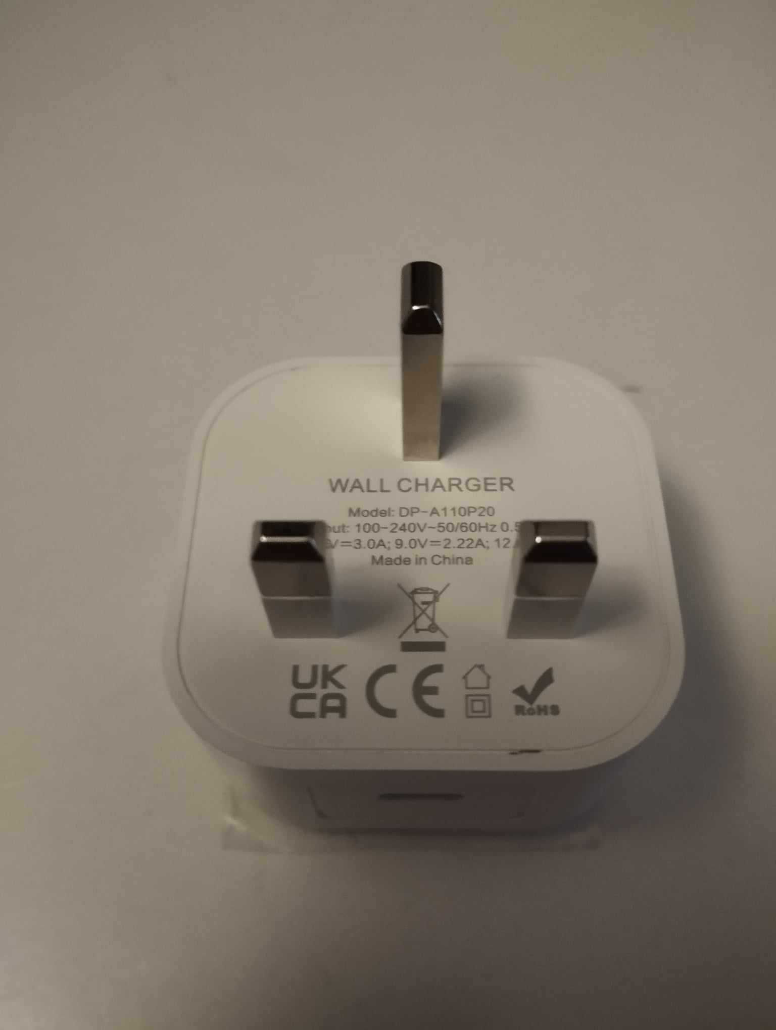 Ładowarka 20W USB-C do iPhone PD (mega szybka) DP-A110P20