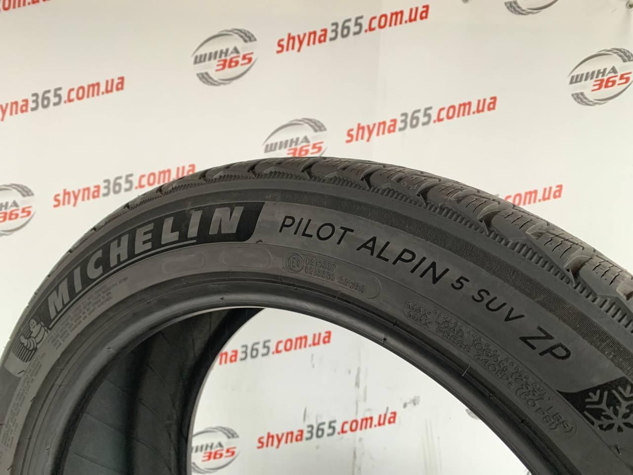 275/45 r20 michelin pilot alpin 5 suv run flat 6mm шини бу зима