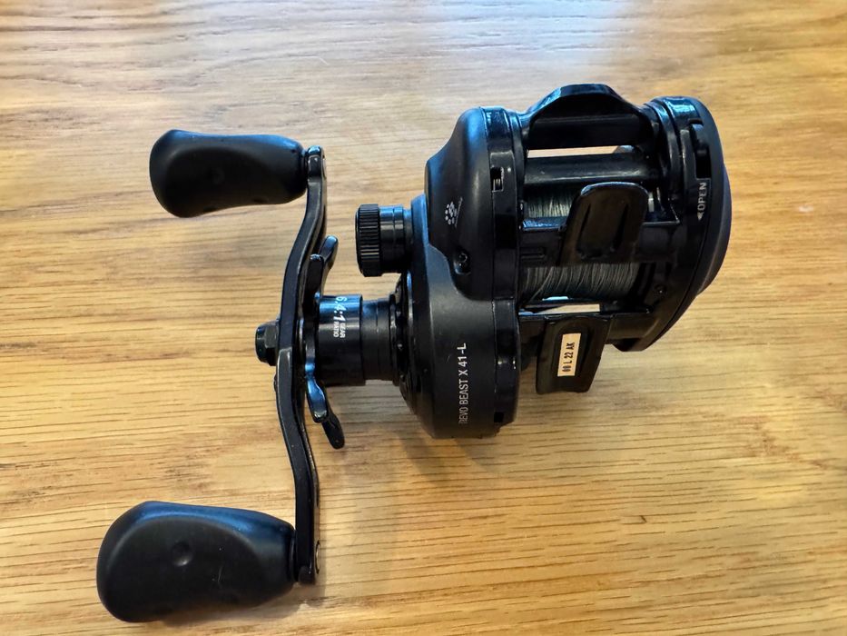 Multiplikator Abu Garcia Revo Beast X 41-L do dużych przynęt, stan bdb