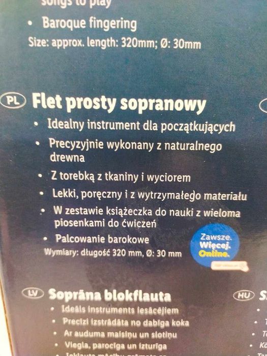 Flet prosty sopranowy