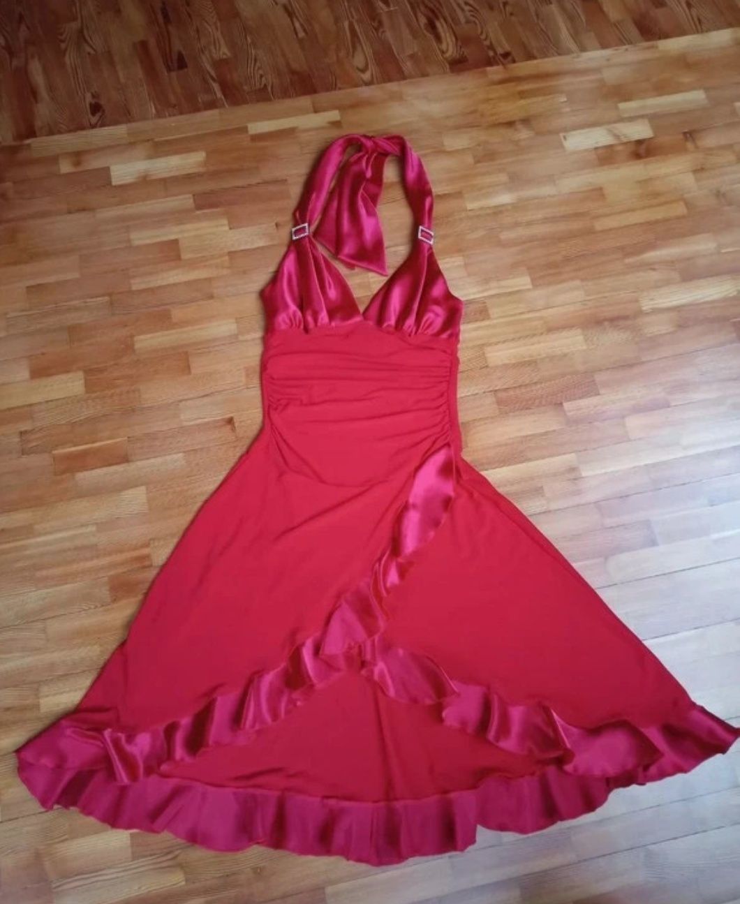 M 38 Sukienka czerwona wesele ślub święta studniówka sylwester