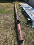 Komin z grubej rury stalowej 6.5m