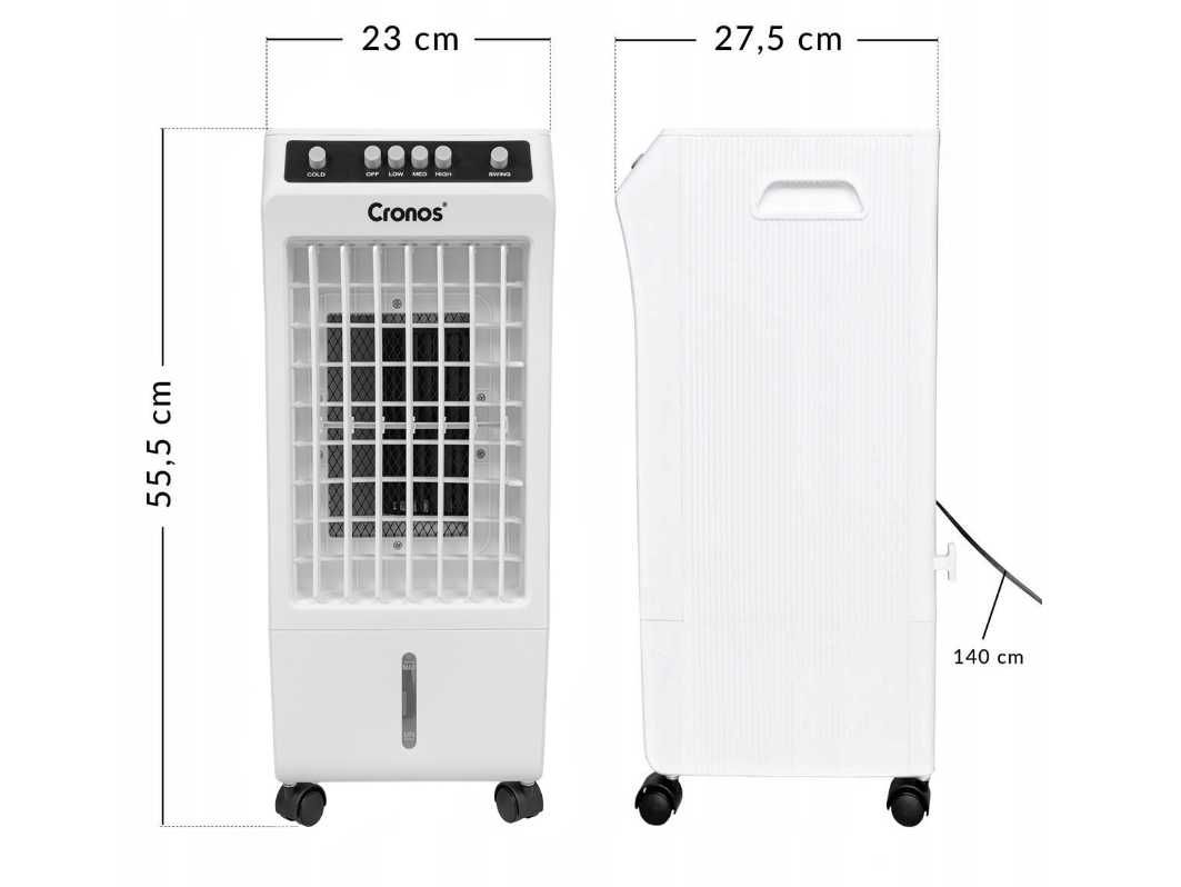 Nowoczesny KLIMATOR KLIMATYZATOR Przenośny Oczyszczacz XXL (OKAZJA)