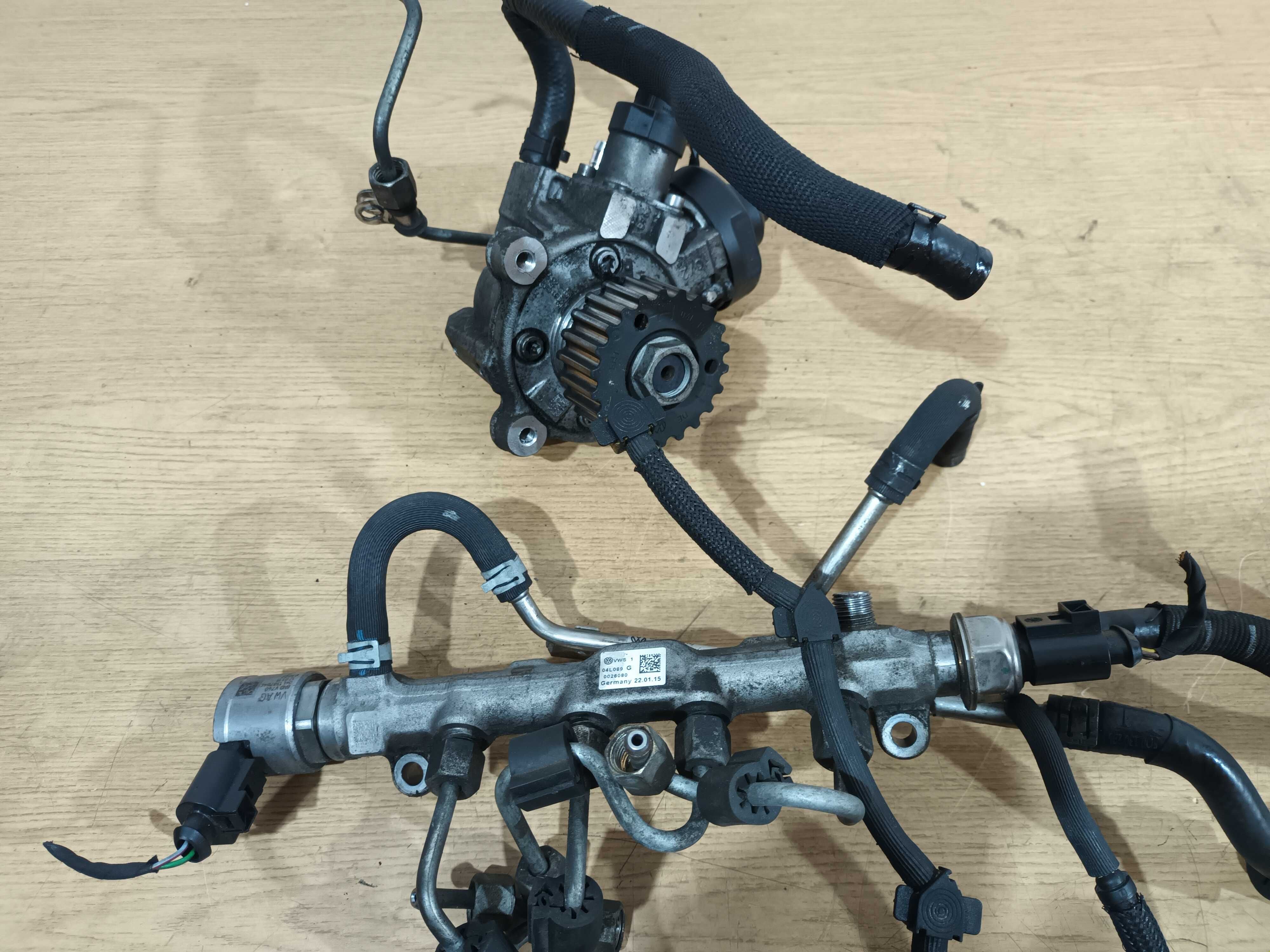 Układ paliwowy pompa wtryski 2.0 TDI common VW Passat B8 Golf 7 CRL