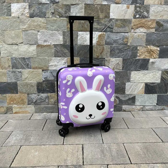 Стильна дитяча дорожня валіза на колесах 4 КОЛЬОРИ Валізка Чемодан