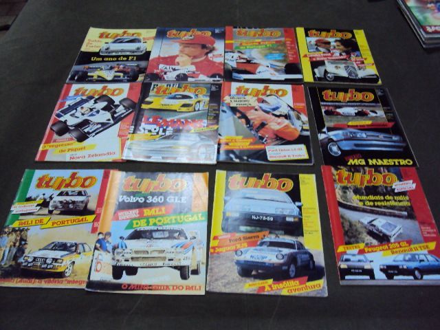 Revista Turbo - Anos 1981 a 1992 completos