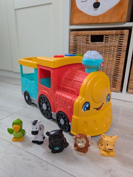 Lokomotywa ciuchcia Fisher Price interaktywna