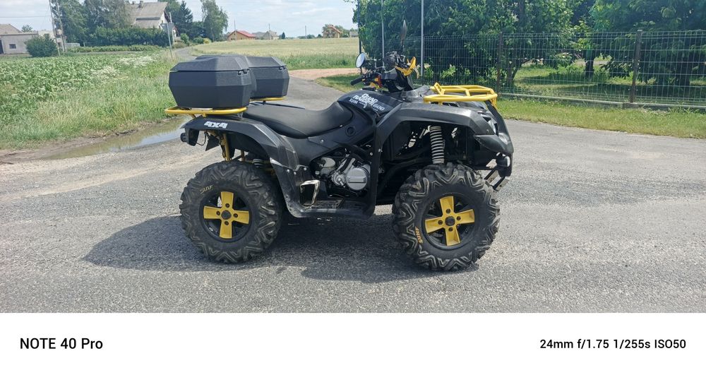 Quad sym 600#naped 4x4#kufer#