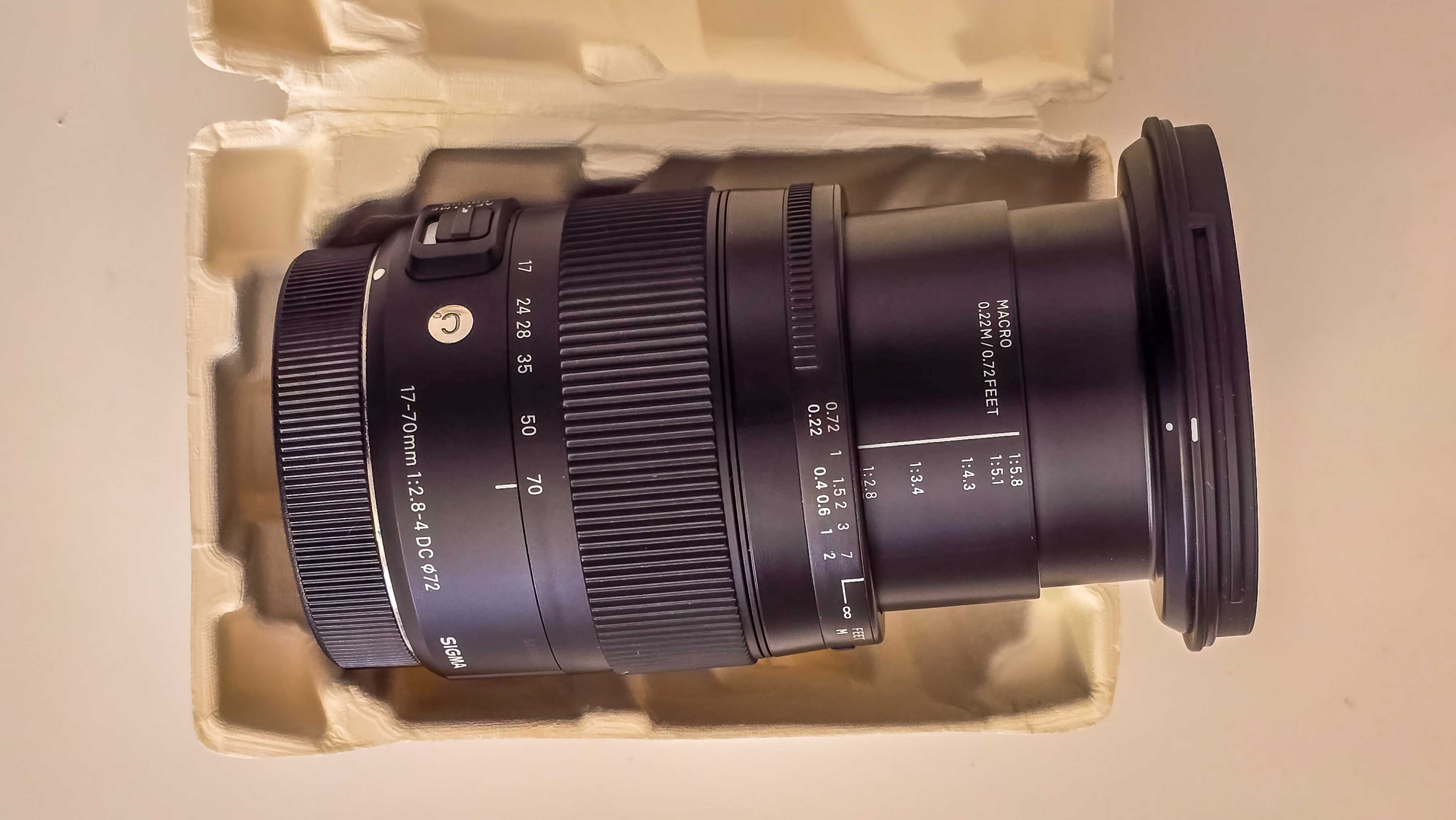 Sigma 17-70mm F2.8-4 DC Macro OS HSM para Canon