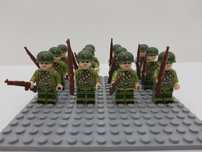 Minifigurka żolnierz US Army 2 Wojna Światowa Klocki kompatybilne z
