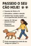 Passeio de cães / compras ao domicilio