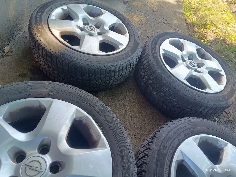 Koła 205/55 R16 do Opla opony zima 6-7 mm
