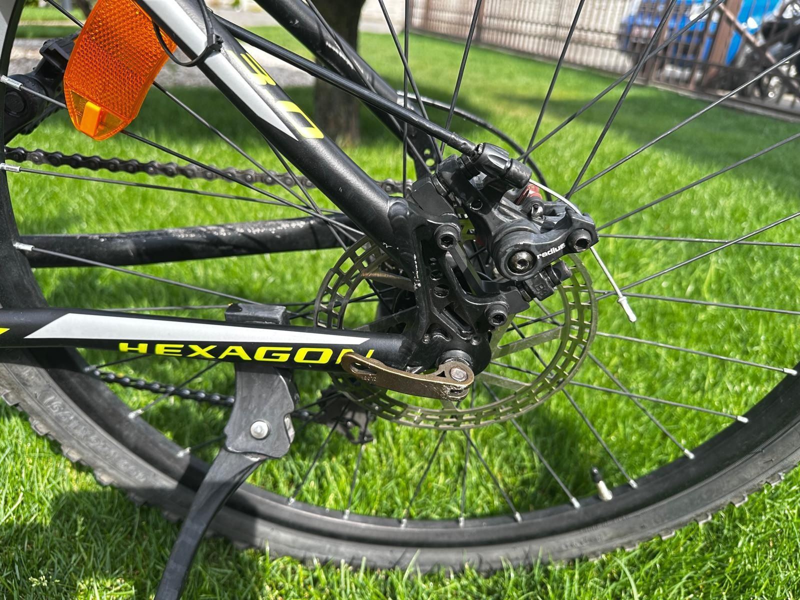 Rower kross hexagon 3.0 żółto-czarny rama S 26'' osprzęt Shimano ŁADNY