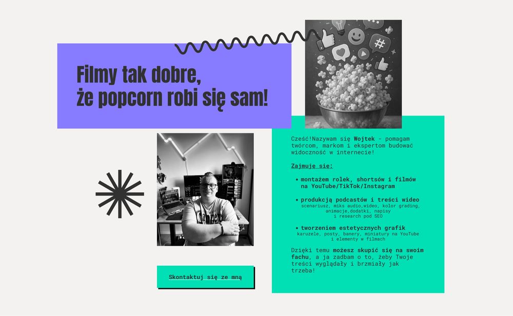 Montaż filmów YouTube | Instagram |TikTok | FB | Podcasty