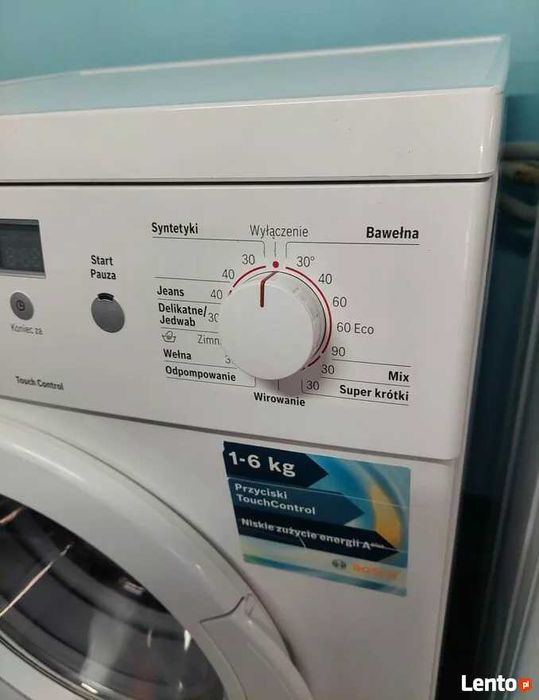 ROK GWARANCJA Pralka Bosch Maxx 6 WAE24361 ActiveWater Dotykowy PANEL
