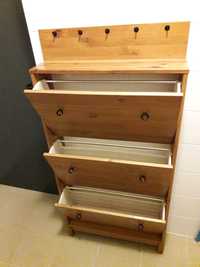 szafka na buty - komoda IKEA HEMNES-drewno- IKEA Leksvik-regal Ikea