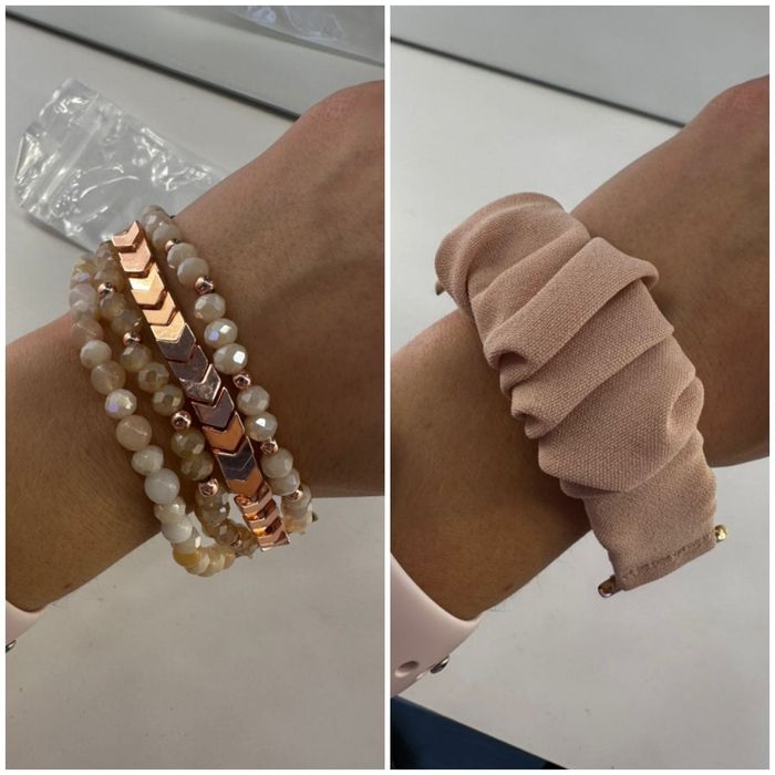 2 różowe, piękne paski do Apple Watch - nowe