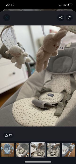 Cadeira baloiço chicco