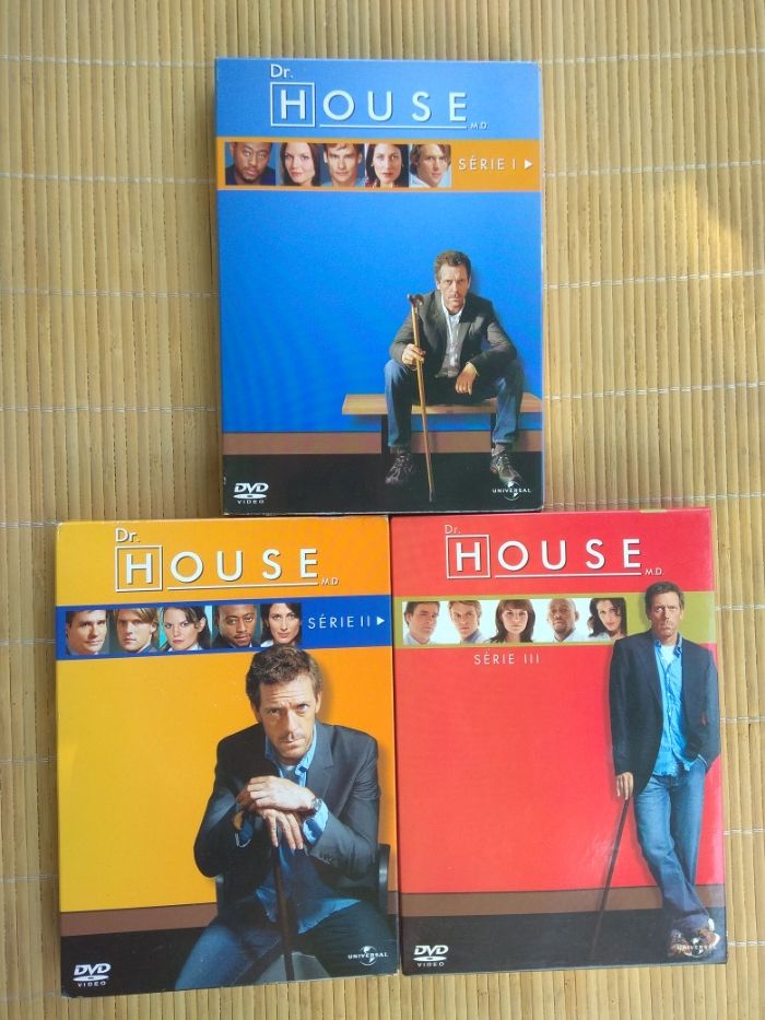 Dr. House série 1, 2 e 3