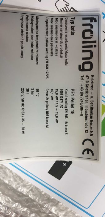 Fröling Pe1 15 kw/20kw/25 kw