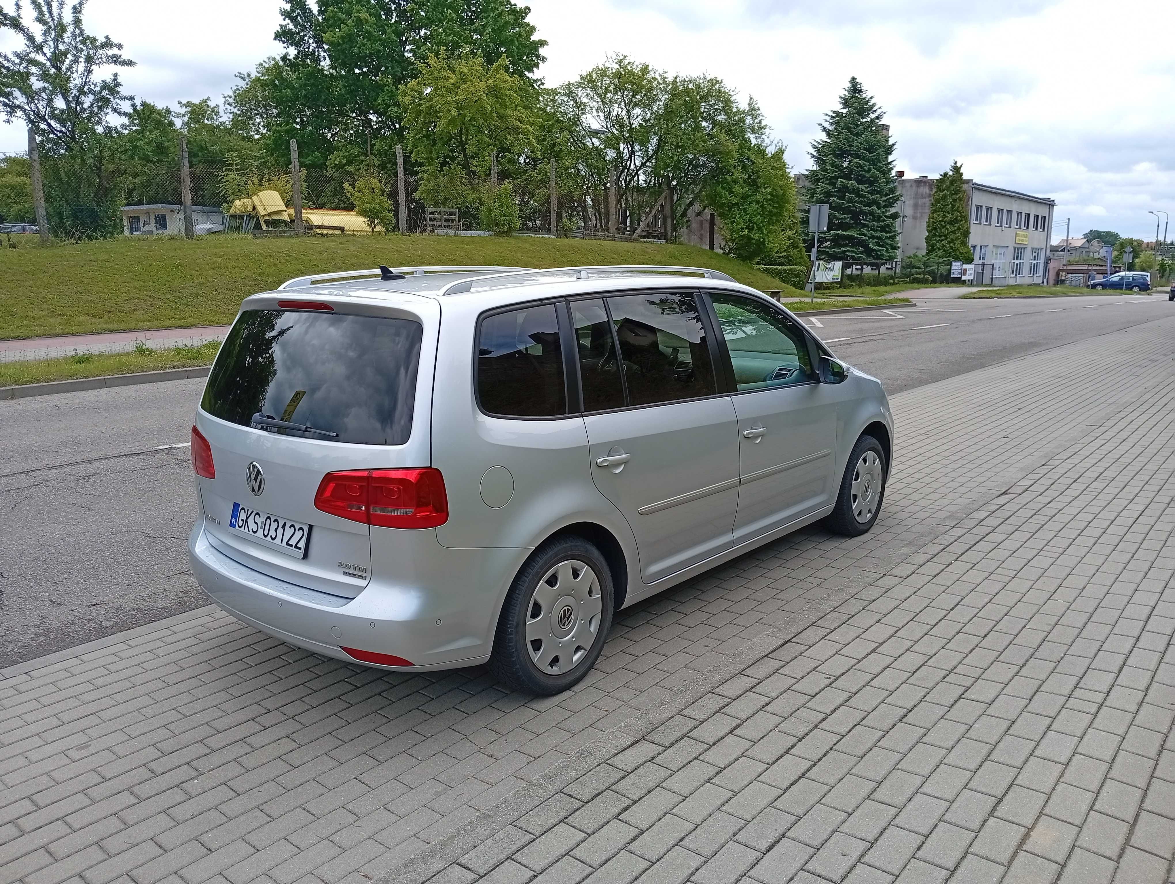 VW Volkswagen Touran 2.0TDI 2012r Highline Full Kamera Navi ledy xenon