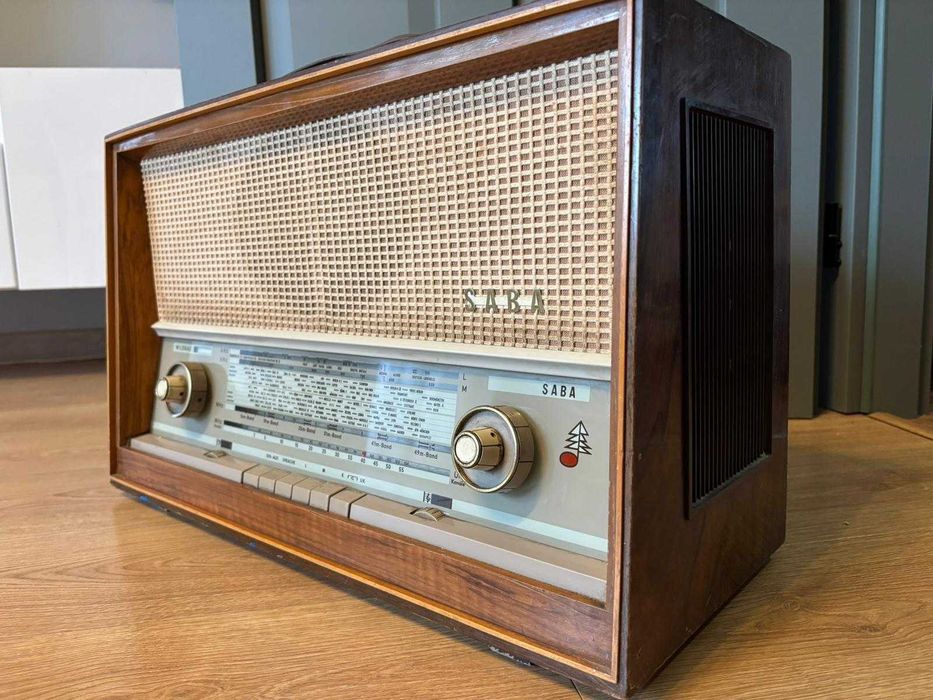 Radio lampowe Saba wildbad 12 antyk