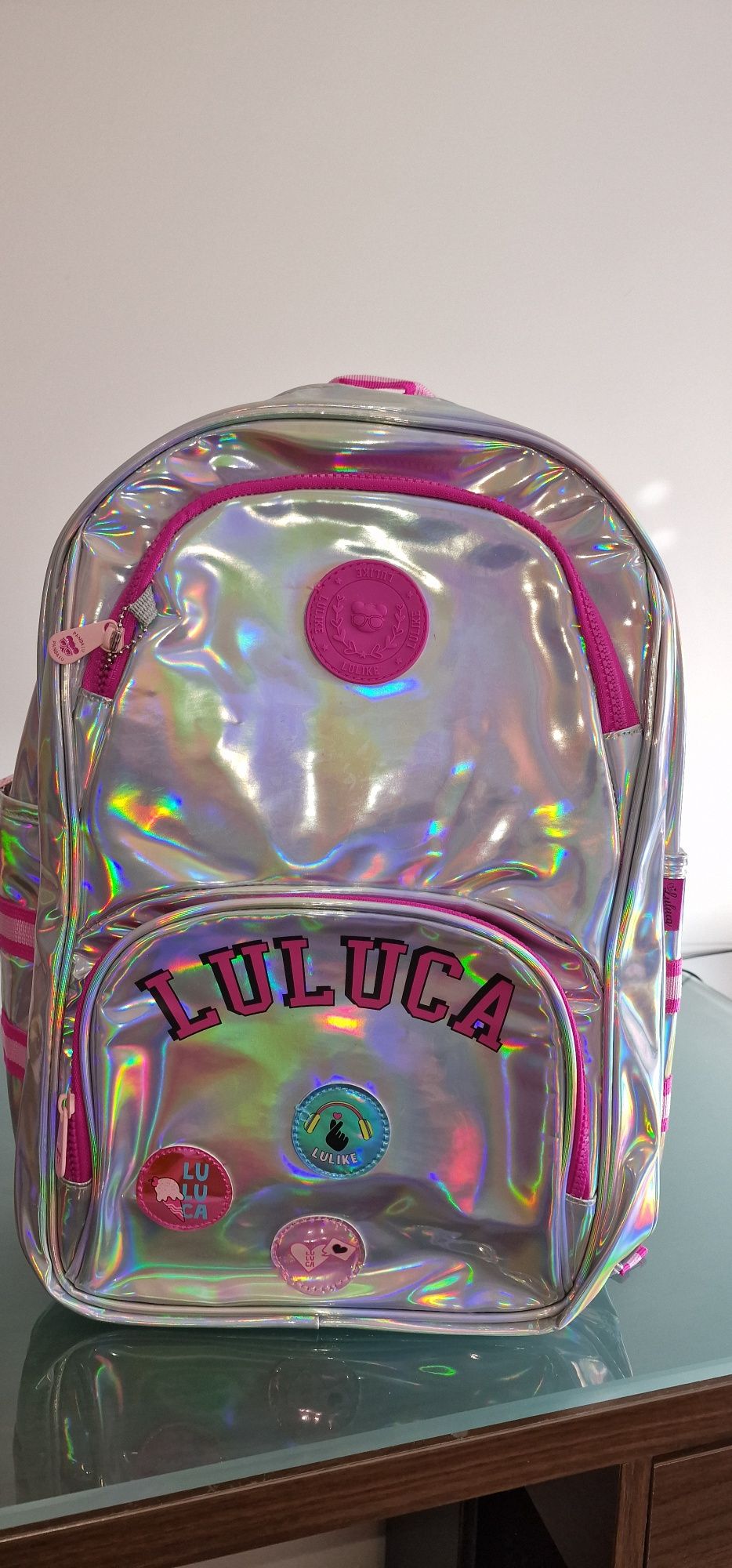 Mochila holográfica luluca