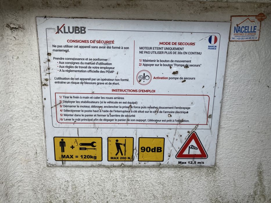 Podnośnik koszowy Renault Master III kosz