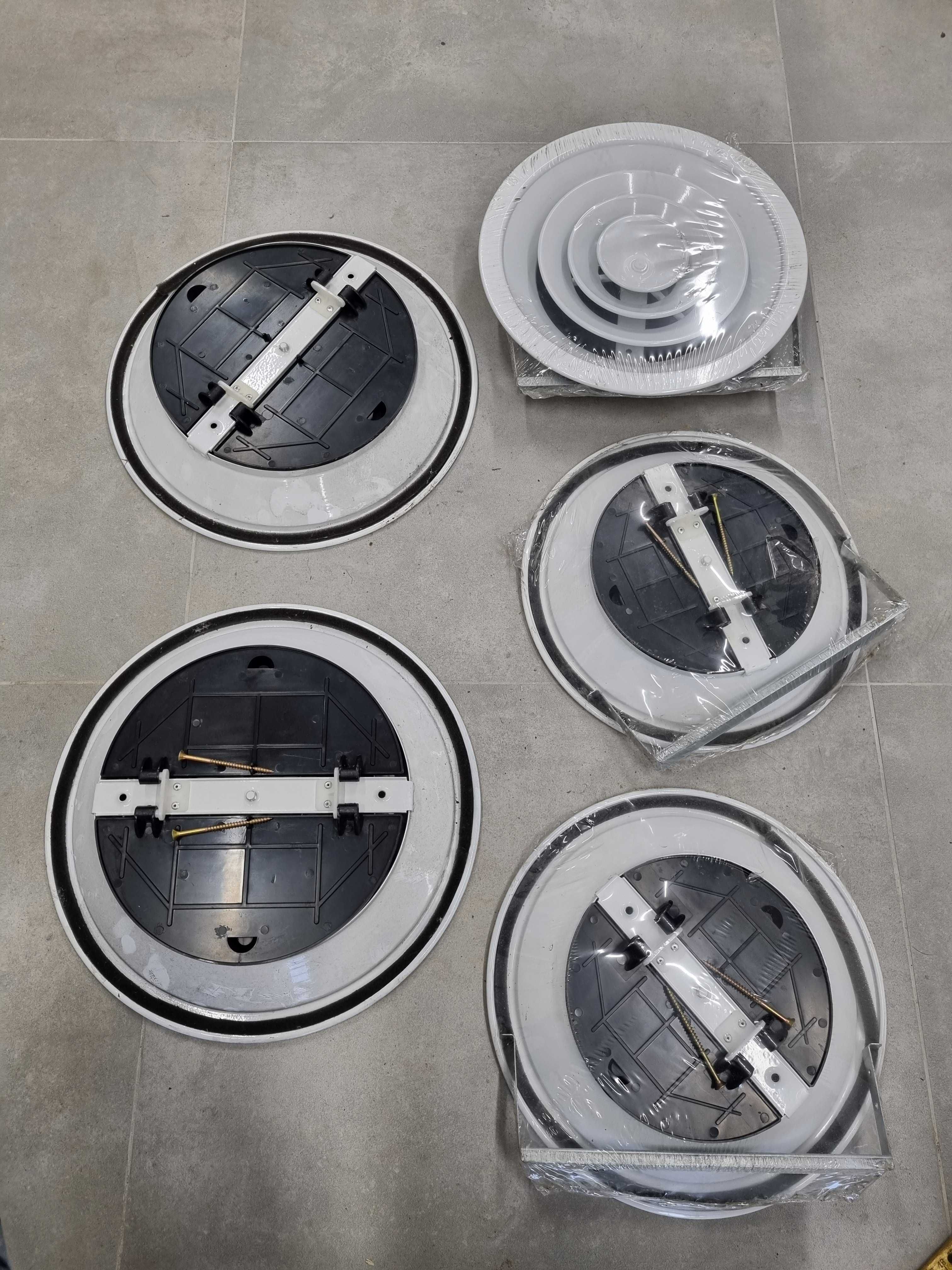 Anemostat nawiewny aluminiowy okrągły 31 i 36 cm