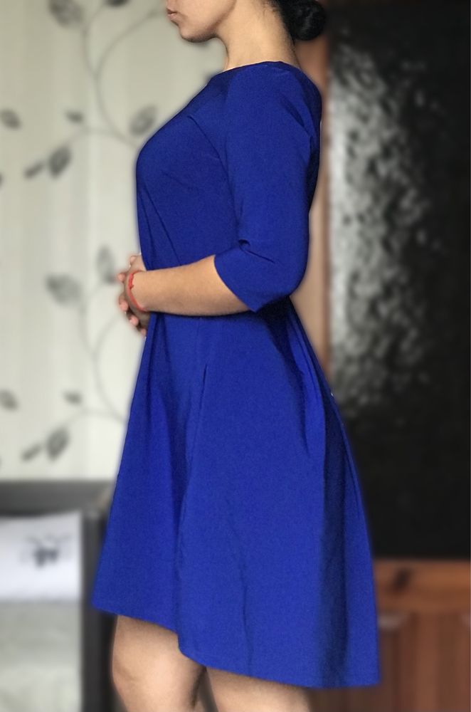Сукня (синя,розмір L)