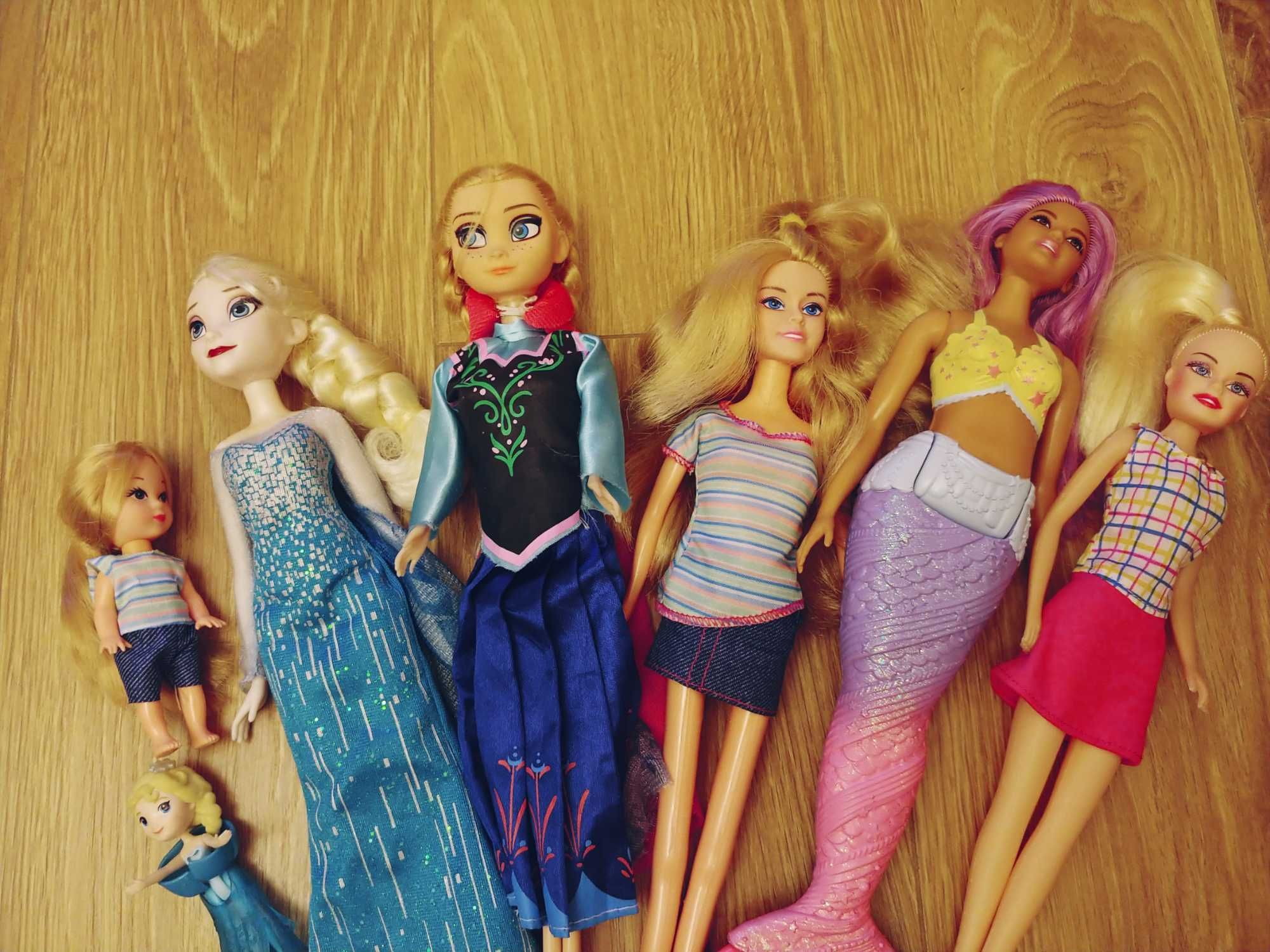 Elsa Anna Barbie zestaw