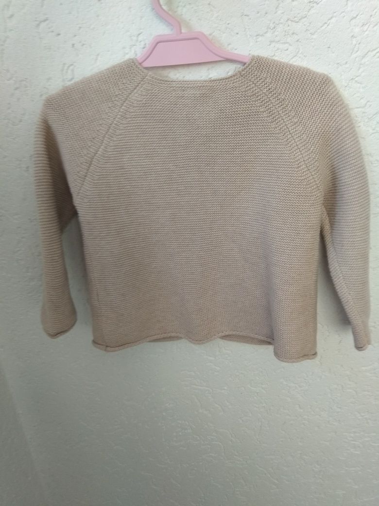 Sweter Zara dla dziewczynki 92