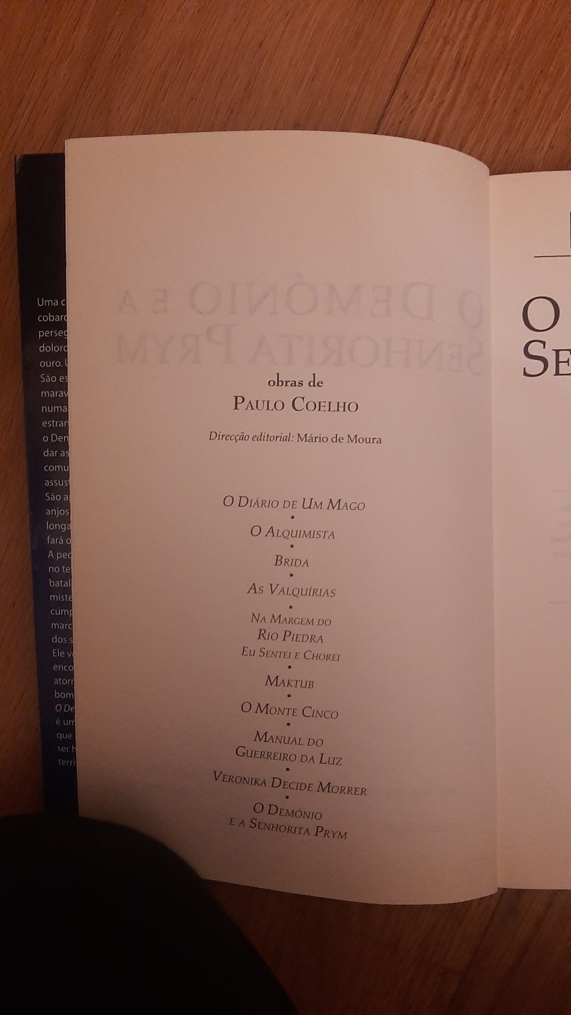 Livro "O Demónio e a Senhorita Prym" de Paulo Coelho