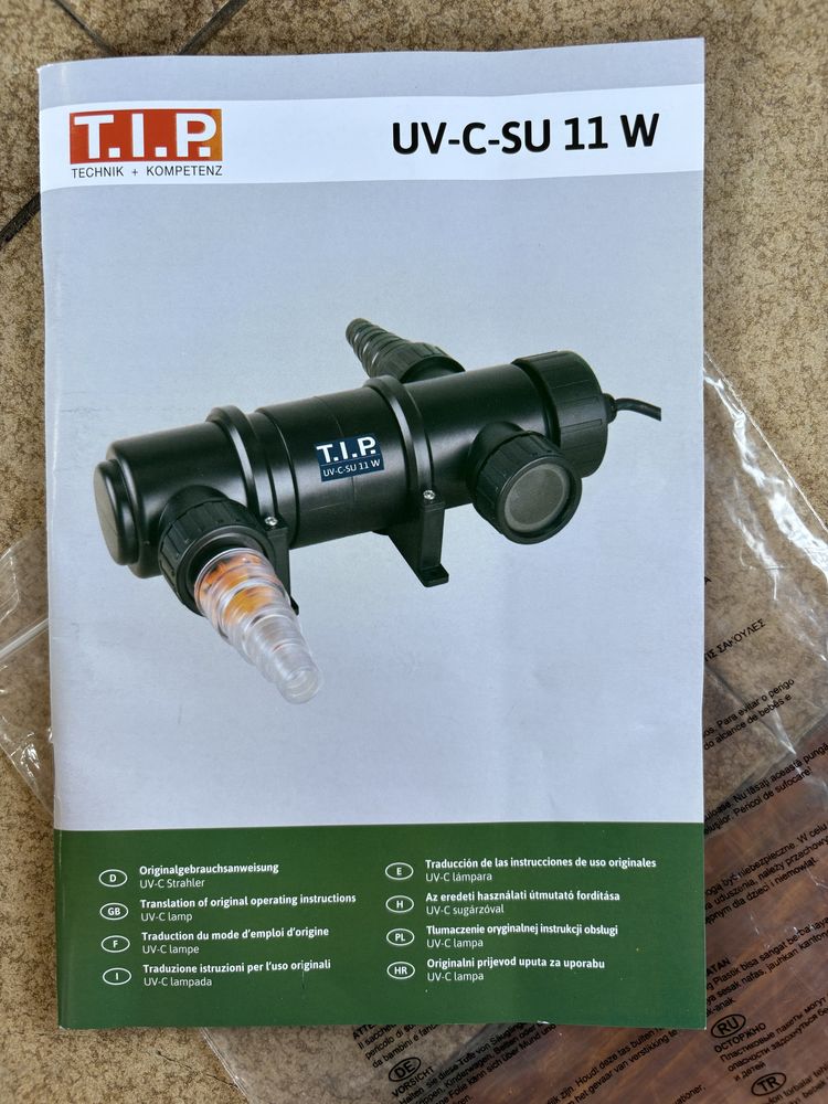 Lampa UV-C do oczka, stawu - redukcja bakterii i globow