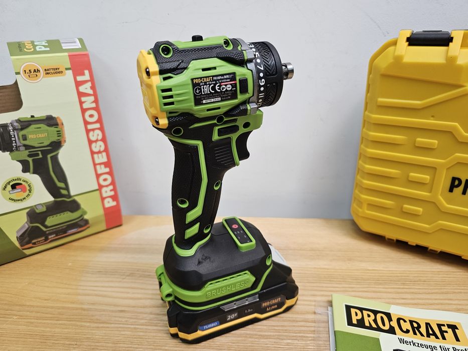 Шуруповерт аккумуляторный ProCraft PA18Pro DFR Бесщеточный Съёмный пат