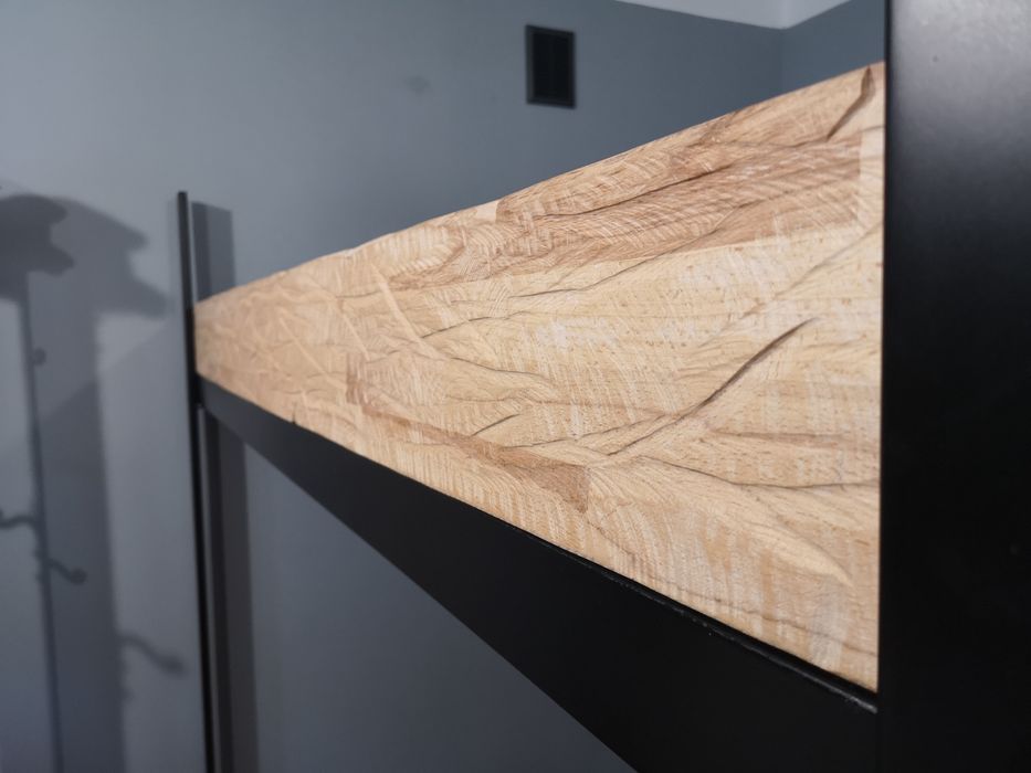 Łóżko antresola z szufladami