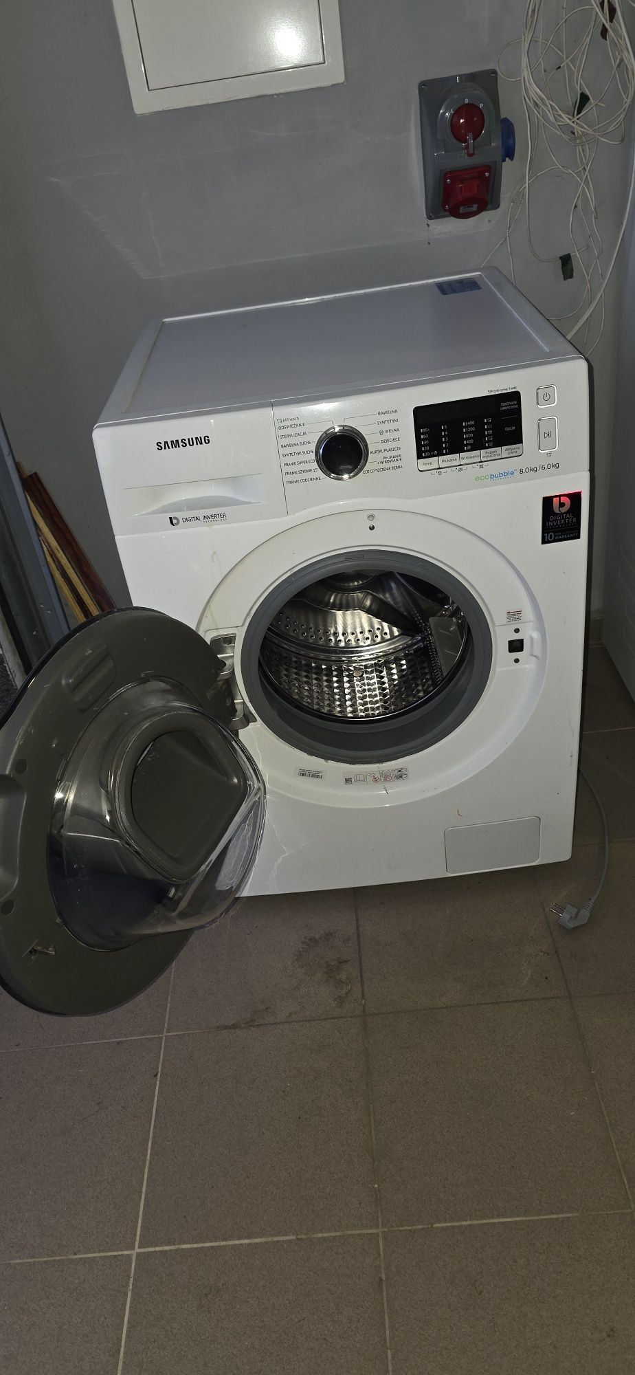 Pralko-suszarka Samsung WD80K5410OW AddWash