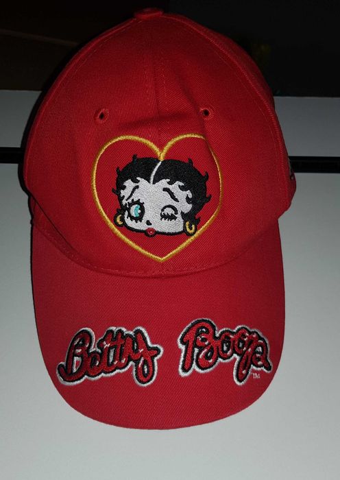 Damska czapka z daszkiem Betty Boop vintage y2k 2000s unikat rozm. S/M